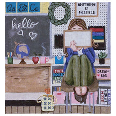 Gayla Elliott GEP360 Teacher Stitching Girl