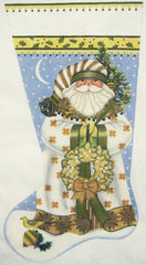Melissa Shirley 205NN Golden Santa Stocking