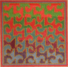 Needlepoint of Back Bay # D238