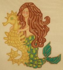 Wooly Dreams-Mermaid with Seahorse