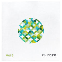 TRUNK SHOW: Elizabeth Crane Swartz NO-RING40 Green Quilt Ring 4