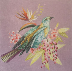 TRUNK SHOW: Colors of Praise AN604 Bird with Lavender Background