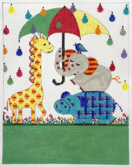 Alice Peterson #3661 Animals Under Umbrella
