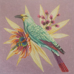 TRUNK SHOW: Colors of Praise AN605 Bird with Lavender Background