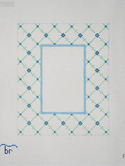TRUNK SHOW: Blue Ridge Stitchery F2 Frame - Periwinkle and Teal