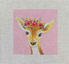 TRUNK SHOW: Colors of Praise IN238 Deer with Floral Crown