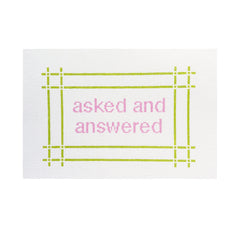 TRUNK SHOW: Elizabeth Crane Swartz NP-ANA Asked & Answered