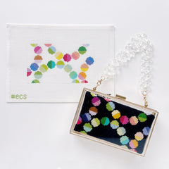 TRUNK SHOW: Elizabeth Crane Swartz NE-R45 Bead Rings Eyeglass Case