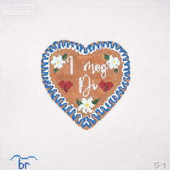 TRUNK SHOW: Blue Ridge Stitchery G1 I mog Di (I Like You - in bavarian dialect)