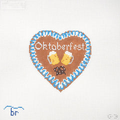 TRUNK SHOW: Blue Ridge Stitchery G3 Oktoberfest Gingerbread Heart