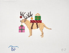 TRUNK SHOW: Blue Ridge Stitchery G7 Special Delivery - yellow lab