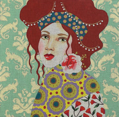 TRUNK SHOW: Colors of Praise PE239B Lady on Mint (13M)