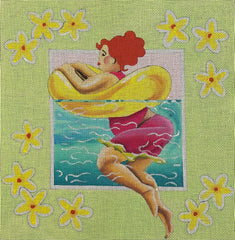 TRUNK SHOW: Colors of Praise PE240 Redhead with Yellow Float