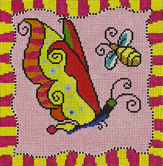 TRUNK SHOW: Colors of Praise MC412 Whimsy Green Butterfly