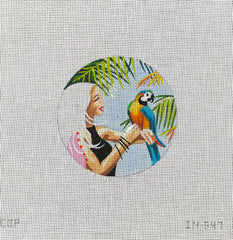 TRUNK SHOW: Colors of Praise IN547 Girl with Parrot