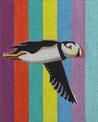 TRUNK SHOW: Colors of Praise TB003 Puffin on Stripes