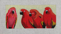 TRUNK SHOW: Colors of Praise BR134 4 Red Parrots
