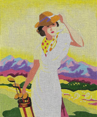 TRUNK SHOW: Colors of Praise PE171 Vintage Golf Lady