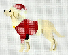 Dogwood Needlepoint AGL-051 Santa Lab