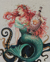 TRUNK SHOW: Colors of Praise PE258 Mermaid with Vase