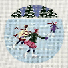 Dogwood Needlepoint AGL-087 Skaters