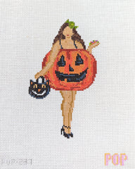 TRUNK SHOW: Pop! Needle Arts POP-237 Halloween Pail Lady