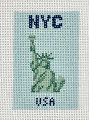 Atlantic Blue Canvas ABC-918 NYC Lady Liberty Travel Book