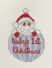 KCN Designers KCD3120 Baby's First Christmas Bauble BLUE