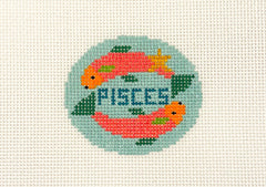 Doolittle Stitchery TZ103 Pisces Bag Tag