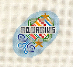 Doolittle Stitchery TZ104 Aquarius Bag Tag