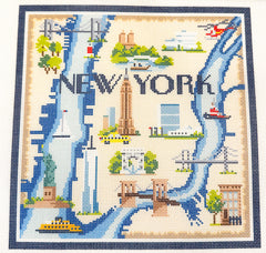 Needlepoint to Go NTGkb236 New York City Map