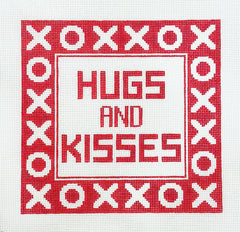 Doolittle Stitchery P110R Hugs and Kisses RED