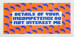 OZ Needle & Thread WSOZ-105 Details of your Incompetence