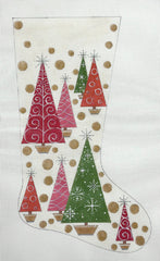 Alice Peterson 4248 Whimsical Tree Stocking