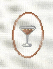 The Painted Stitch DLB-138 Espresso Martini Bag Tag