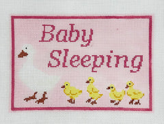 Dogwood Needlepoint AGL-067 Baby Sleeping Pink Ducks