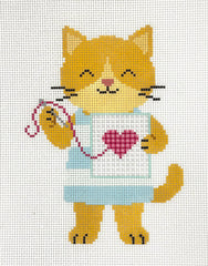 CMC Stitches CMC144 Needlepointing Kitty