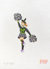 TRUNK SHOW: Pop! Needle Arts POP-165 Witch Cheerleader 2