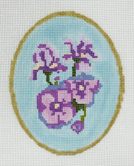 Atlantic Blue Canvas ABC-FEB Birth Flowers: February
