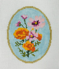 Atlantic Blue Canvas ABC-OCT Birth Flowers: October
