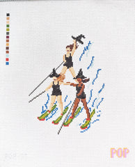 TRUNK SHOW: Pop! Needle Arts POP-155 Waterskiing Witches