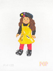 TRUNK SHOW: Pop! Needle Arts POP-139 Vinyl Doll - Yellow