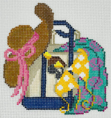 Wheelhaus Needlepoint WN-BT-100 Beach Day Tote