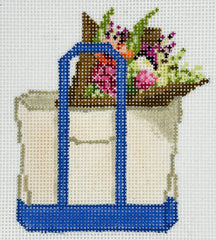 Wheelhaus Needlepoint WN-BT-103 Bouquet Tote