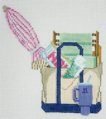 Wheelhaus Needlepoint WN-BT-12-5B Sunny Day Stitching Tote