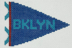 The Painted Stitch PS-565 BKLYN Pennant