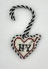 Annie & Co. AC.OL-01 NY Thread Heart Bag Charm