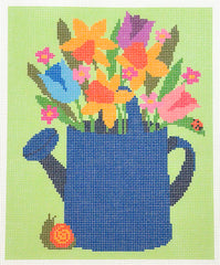 Ziggy Stitches ZS306 Watering Can Bouquet