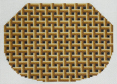 Jeni Sandberg JS-317A Kiss Lock Bag: Basketweave