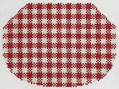 Jeni Sandberg JS-319B Kiss Lock Bag: Red Gingham